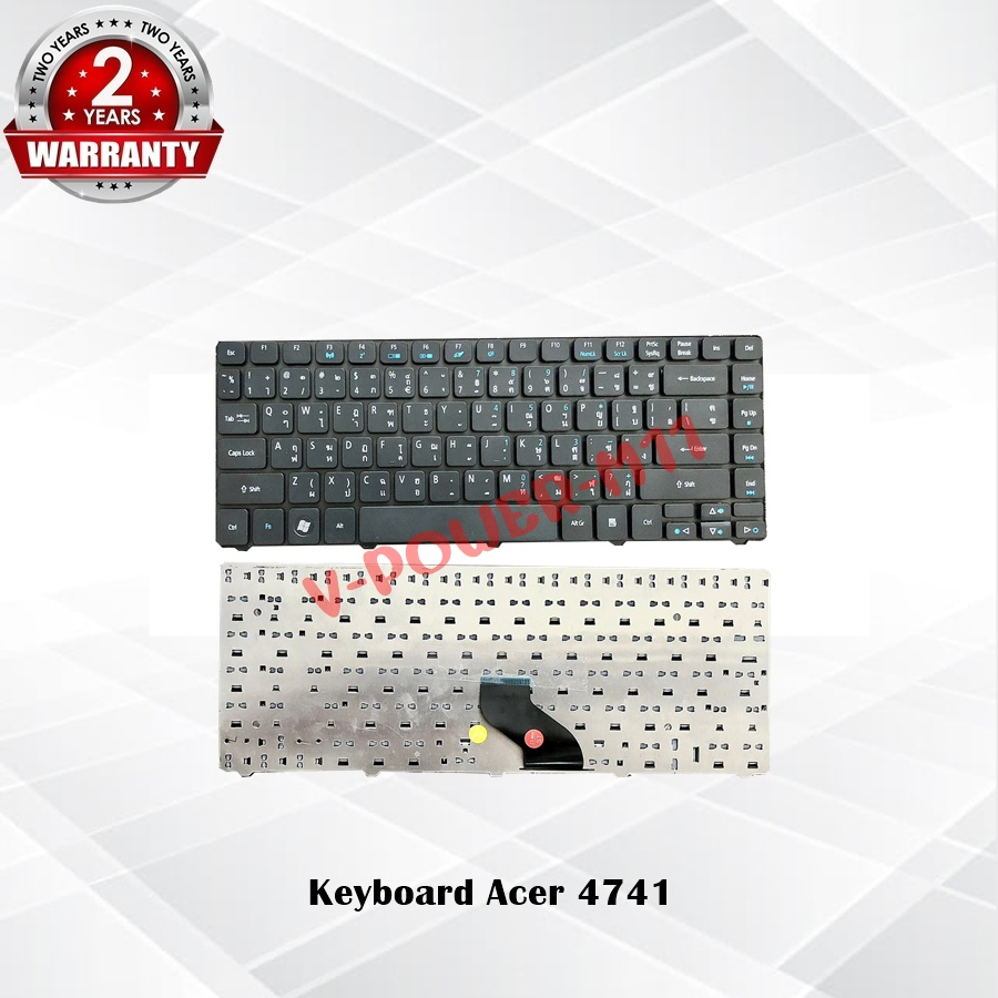รับประกัน 2 ปี KEYBOARD ACER 4741 คีย์บอร์ด เอเซอร์ Aspire 3810 4535 4743 4736 4745 4750 4752