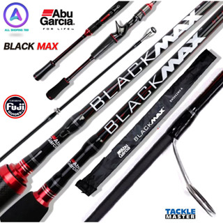 คันตีเหยื่อปลอม คันเบ็ด Abu Black Max อาบูแบล็กแม็ก เบท - สปิน 2 ท่อน ด้ามยาง EVA จับกระชับ ทนต่อการใช้งาน