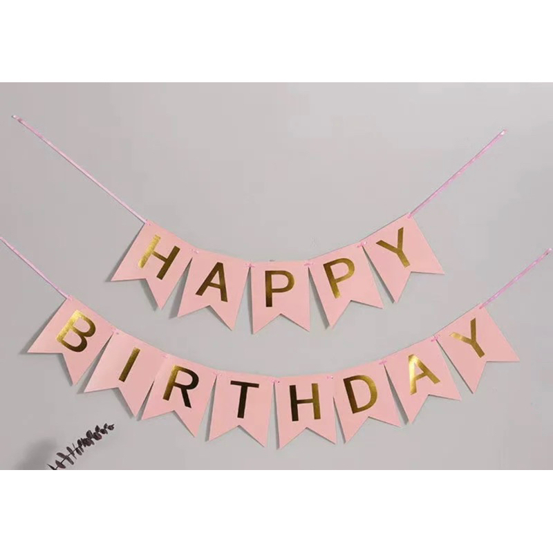 ป้าย แบนเนอร์ วันเกิด happy birthday มีลายให้เลือกเยอะที่สุด ราคาถูก