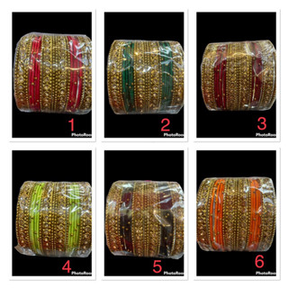 กำไลอินเดียสำหรับผู้หญิง/Indian silk thread bangles for woman❤️