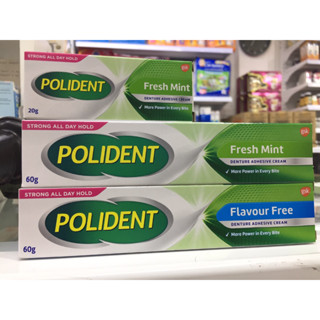 Polident fresh mint ครีมติดฟันปลอมโพลิเดนท์