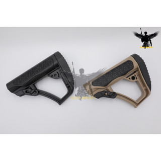 ท้าย Daniel Defense (Collapsible Buttstock)  ● คุณสมบัติ : 1. สำหรับใช้กับแกนพานท้ายยืดหด 2. มีรูสำหรับติดหูกว