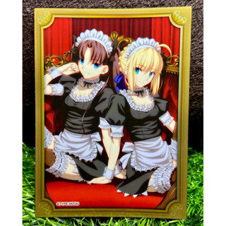 [เศษสลีฟ แยกซอง 1 ใบ Limited Fate Saber &amp; Rin 0084] Character Sleeve Collection - สลีฟการ์ด,ซองการ์ด,ซองใส่การ์ด (JP)