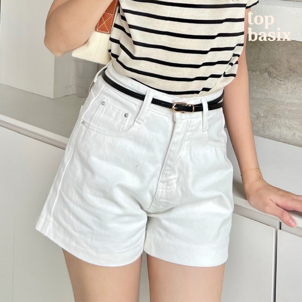 TOPBASIX - BasixJeans Shorts กางเกงยีนส์ขาสั้น
