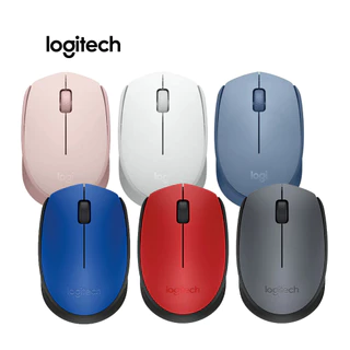 MOUSE (เมาส์ไร้สาย) LOGITECH USB M171 คละสี (BLUE,RED,GREY) - ประกัน 1 ปี