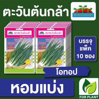 เมล็ดพันธุ์ ผักซอง หอมแบ่ง โอทอป  ตราตะวันต้นกล้า บรรจุแพ็คล่ะ 10 ซอง ราคา 64 บาท