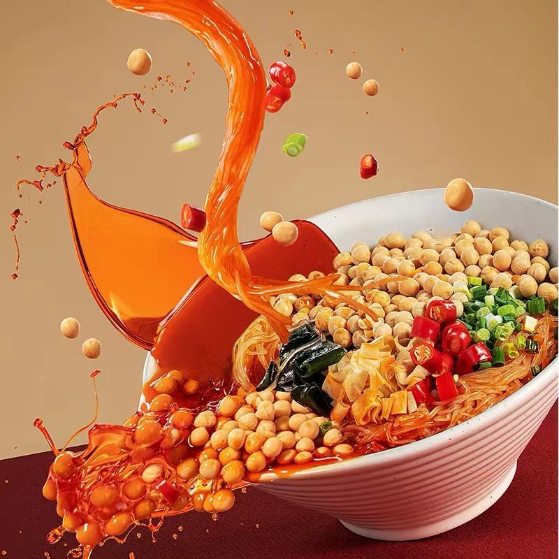 วุ่นเส้นหมาล่า ซวนล่าเฟิ่น หอม เผ็ด เปรี้ยว ชา 85g 白家陈记酸辣粉 - รูปที่ 3