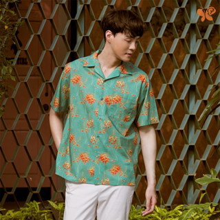 Papillon Adult Oversized Summer Shirt เสื้อฮาวายทรง Oversized ผ้า Light Cotton 100% เนื้อบาง นุ่ม ใส่สบาย