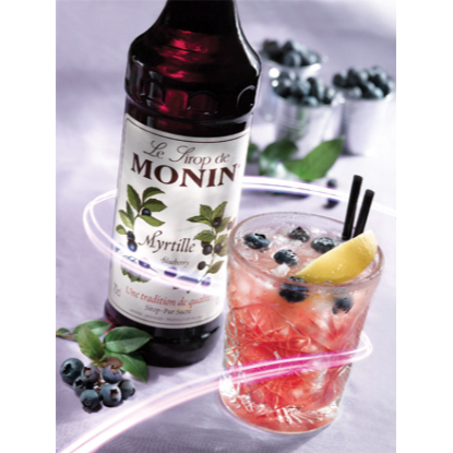 (HomeKoffee) MONIN Blueberry Syrup โมนิน ไซรัปบลูเบอร์รี่ บรรจุขวด 700 ml. น้ำเชื่อม MONIN กลิ่น “Bl
