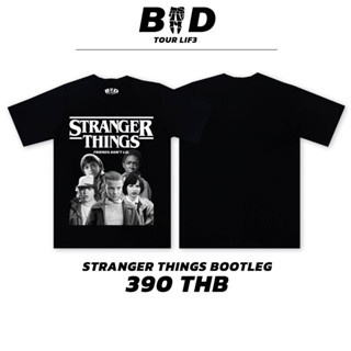 StreetStyle_Shop | เสื้อยืดUnisexสกรีนลาย Stranger Things Bootleg เสื้อผู้ชาย เสื้อผู้หญิง