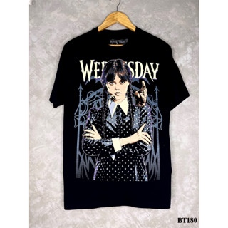 Wednesdayเสื้อยืดสีดำสกรีนลายBT180