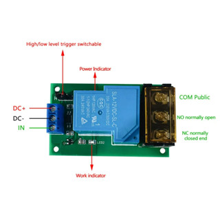 OT152 รีเลย์ โมดูล Relay Module 1ช่อง 12V/2424V 30A NO NC **เลือก V ก่อนซื้อ