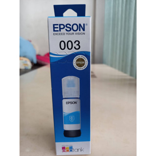 Epson 003 CYAN สีฟ้า T00V200  เครื่องปริ้นเตอร์ EPSON L3110 / เครื่องปริ้นเตอร์ EPSON L3150 ปริมาณการพิมพ์บนกระดาษขนาด A