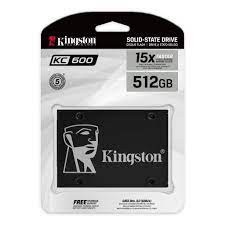 KINGSTON 512 GB SSD (เอสเอสดี) KC600 (SKC600/512G) SATA