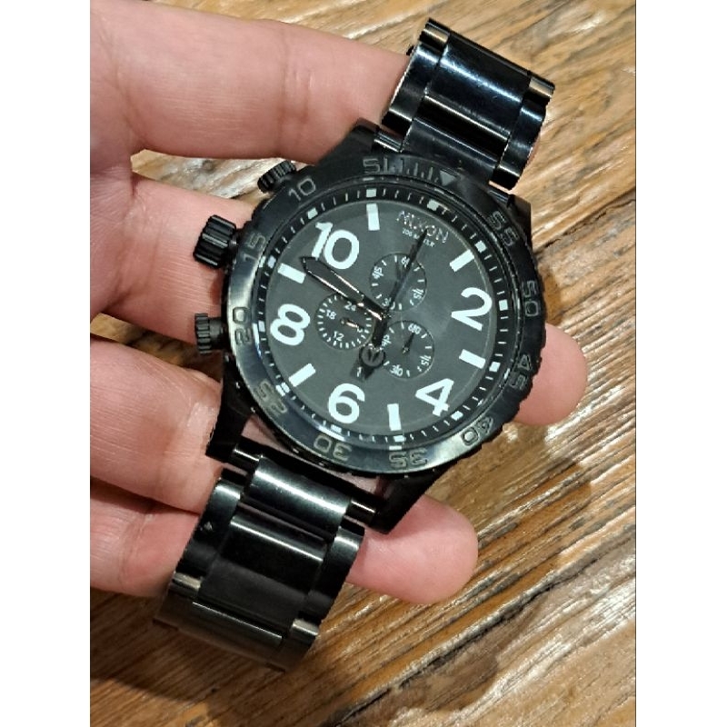 ⌚️Nixon 51- 30 Chrono All Black◼️ A083-001