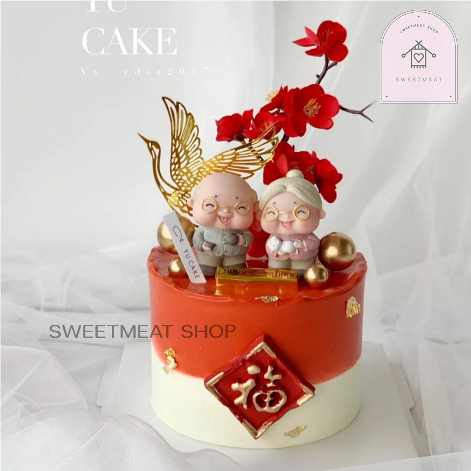 ตุ๊กตาแต่งเค้ก ตา ยาย ตรุษจีน เค้กตรุษจีน 1169 1168 235 1173 021 2226