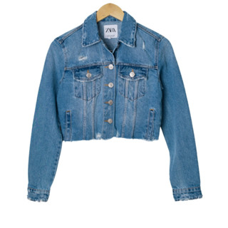 เสื้อยีนส์ Jacket Jeans ZARA (JCK-ZAR-003) ทรงสวย แขนยาว กันหนาว