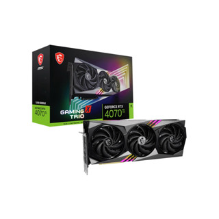 MSI GeForce RTX 4070 Ti GAMING X TRIO 12GB Graphics Card การ์ดจอ