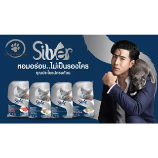 อาหารแมวชนิดเม็ด Silver (ซิลเวอร์) อาหารแมวเม็ด (ตักแบ่ง 1 kg)