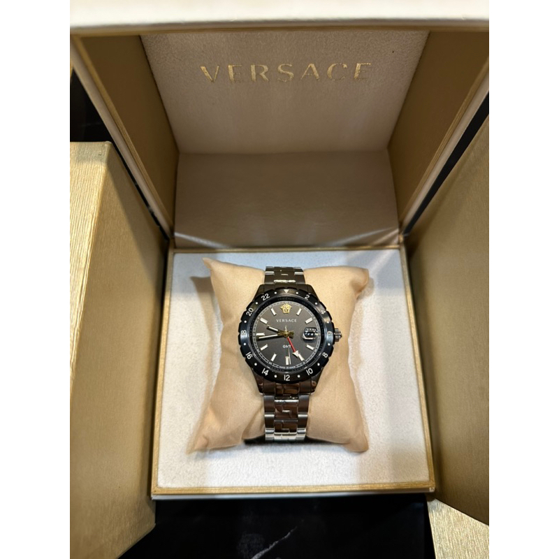 นาฬิกาversaceแท้ออกช็อปรุ่น(GMT)