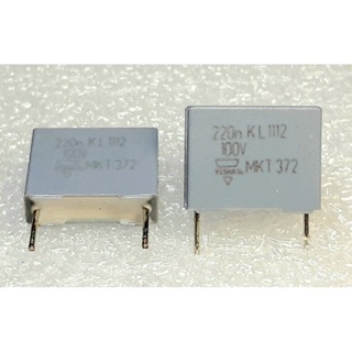 Vishay  BC MKT 372 0.22uf 220nf 224 100v DC Film Capacitor ตัวเก็บประจุ คาปาซิเตอร์