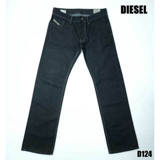 ยีนส์ Diesel เอว 34 ผ้าด้าน สีเข้ม ขากระบอก