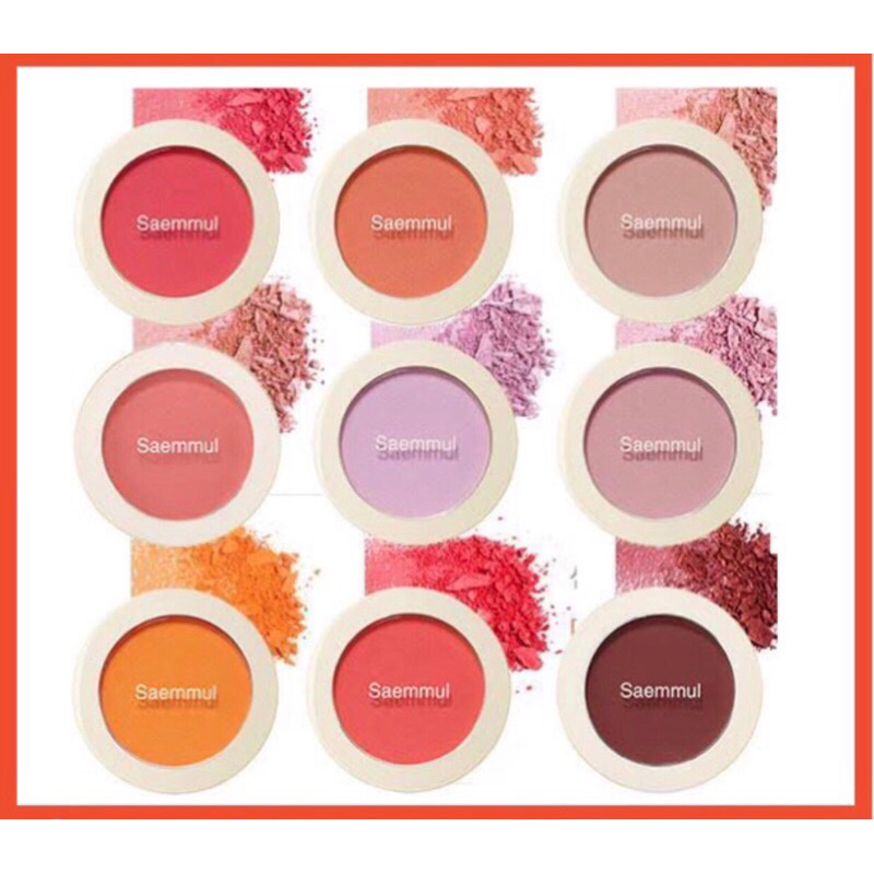 ลดปิดกิจการ/Exp2026-2027 The Saem Saemmul Single Blusher