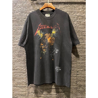 FEAR OF GOD FOG METALLICA BY PUSHEAD DAMAGE INC. 86 TOUR TEE เสื้อยืดคอกลมแขนสั้น เฟียร์ออฟก๊อด