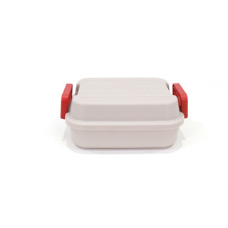 Lunch box กล่องข้าวพลาสติก JP Quality 430ml 11x15x7 cm สีขาว 1874 WHITE