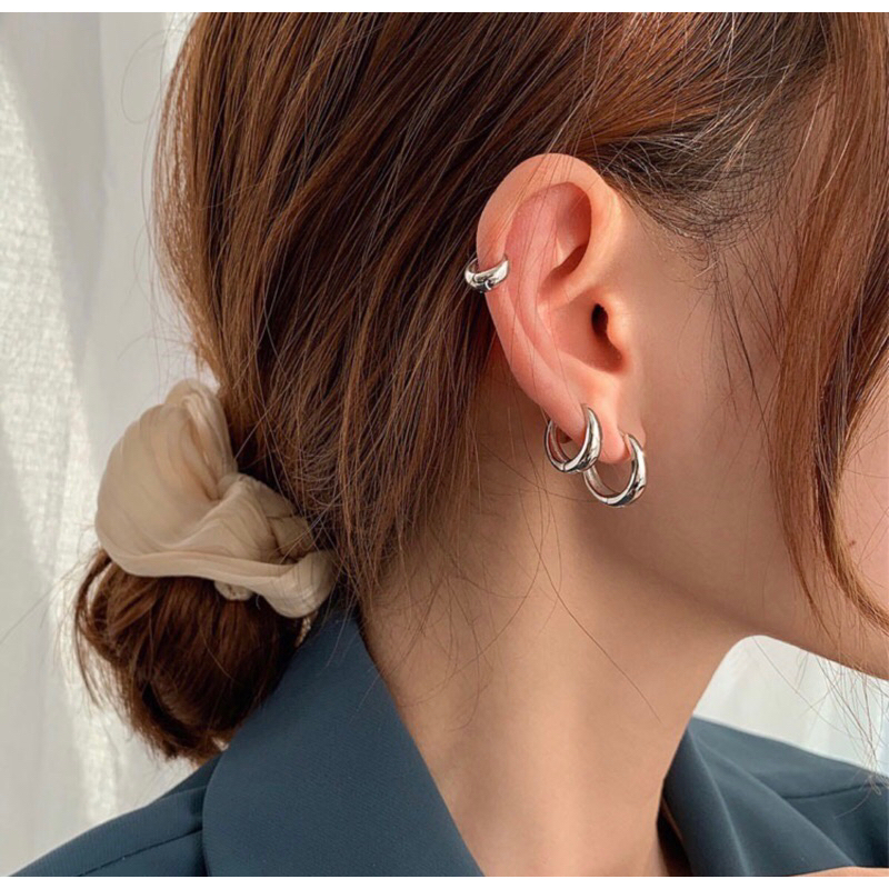 ต่างหูห่วง ขนาด 6mm.