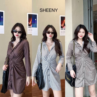 Dress twis ชุดเดรสสั้น เดรสบิด พิมพ์ลาย