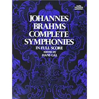 Johannes Brahms Complete Symphonies in Full Score