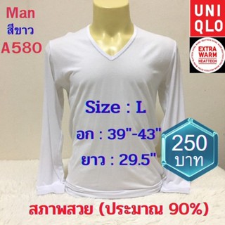 A580 เสื้อฮีทเทคชาย uniqlo heattech man มือ2