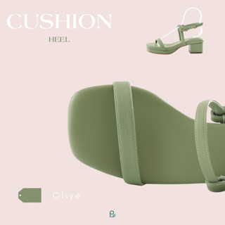 PUFFSHOES.OFFICIAL : New Cushion Heel Olive