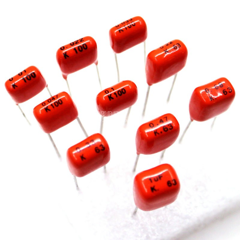 ชุดล่ะ10 ตัว Philips Pilkor 0.01uF/0.022uF/0.033uF/0.047uF/0.1uF/0.22uF/0.47uF/ 1uF โพลีเอสเตอร์ คาปาซิเตอร์  Audio