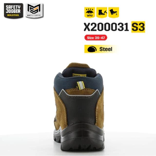 [ของแท้พร้อมส่ง] Safety Jogger รุ่น X200031 S3 รองเท้าเซฟตี้หุ้มข้อ หัวเหล็ก ระบายอากาศ พื้นกันน้ำมัน