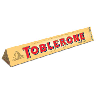 Toblerone Chocolate 100 g. ทอปเบอโรนช็อกโกแลตนม 100กรัม