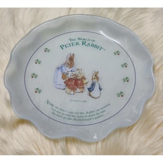 จานแก้วใบใหญ่peter rabbit