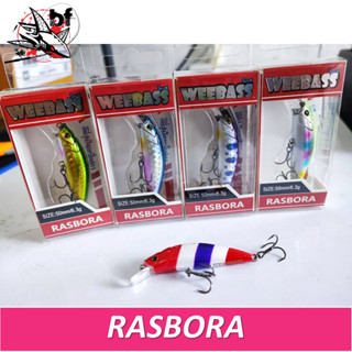 Weebass Sinking Rasbora เหยื่อปลั๊ก ดำตื้น วีแบส รุ่น ราสโบร่า ยาว5 ซม. หนัก 6.3กรัม