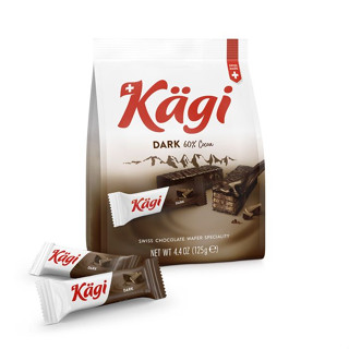 เคกิ ดาร์ก มินิ เวเฟอร์เคลือบดาร์กช็อกโกแลต 125 กรัม - Kagi Dark Mini Wafer Chocolate 125g