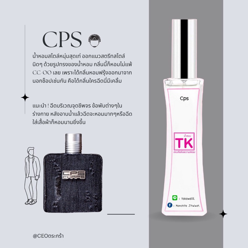 น้ำหอมแบรนด์TK กลิ่น Cps