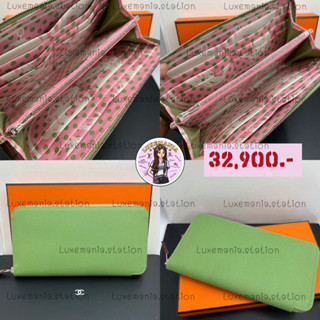 👜: New!! Hermes Zippy Long Silk in Wallet‼️ก่อนกดสั่งรบกวนทักมาเช็คสต๊อคก่อนนะคะ‼️