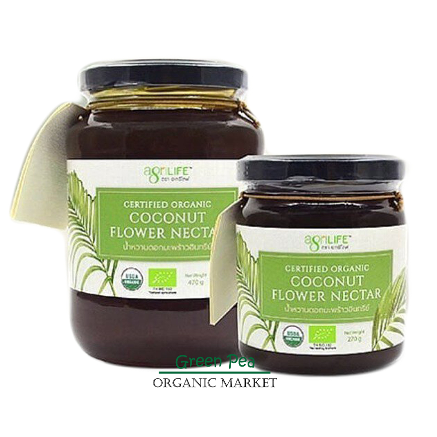 Agrilife น้ำหวาน ดอกมะพร้าว อินทรีย์ Organic Coconut Flower Nectar 2ขนาด ใช้ทาขนมปัง ผสมกับเครื่องดื่ม หอมอร่อย