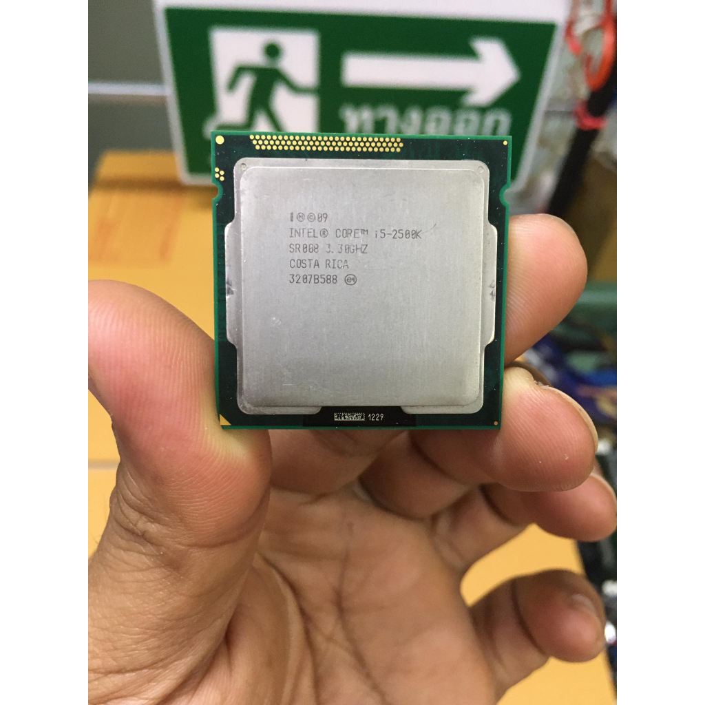 ซีพียู CPU i5 2500K LGA 1155 มือสองเทสให้แล้วมีผลเทสชัดเจน