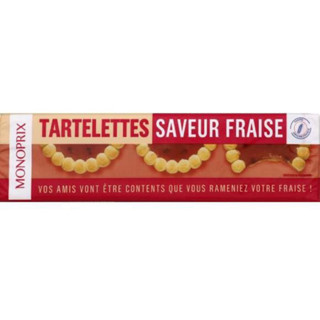 Monoprix tartelettes strawberry ทาร์ตสตอเบอรี่ นำเข้าจากฝรั่งเศส 150กรัม🇫🇷