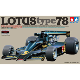 💥ใส่โค้ดลดเพิ่ม 50฿💥🏆 TAMIYA 12037 ชุดประกอบจำลองมาตราส่วน 1:12  LOTUS TYPE 78 (w/PHOTO-ETCHED PARTS) สร้างและทำสีเอง