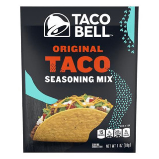 Taco bell ซอสทาโก้แบบผง นำเข้าจากอเมริกา🇺🇸28กรัม original taco seasoning mix