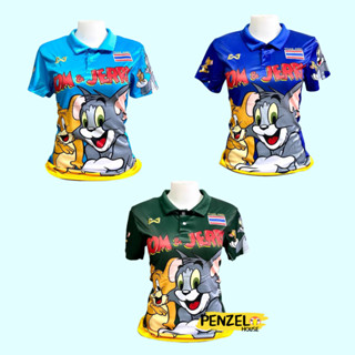 เสื้อบอลทีมชาติไทยทอมแอนเจอรี่ TomandJerry  สดใสน่ารัก มีปลายทาง