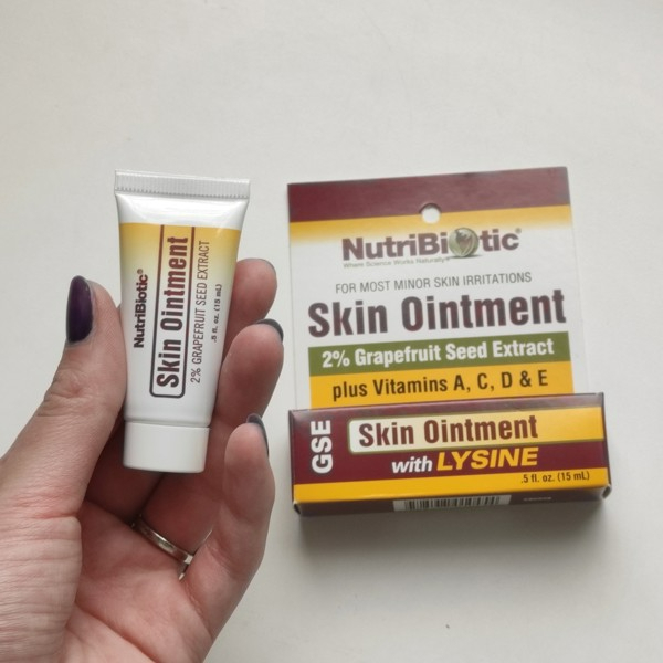 [พร้อมส่ง] นำเข้าจากอเมริกา ของแท้ 100% NutriBiotic Skin Ointment, 2% Grapefruit Seed Extract with L