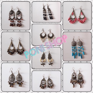 ต่างหู งานทำมือ พร้อมส่ง